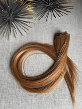 Load image into Gallery viewer, April hybrid weft in copper with caramel highlights, full product view