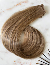 Load image into Gallery viewer, Chai hybrid weft in a dirty blonde shade, full product view