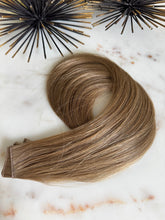 Load image into Gallery viewer, Chai hybrid weft in a dirty blonde shade, wide product view
