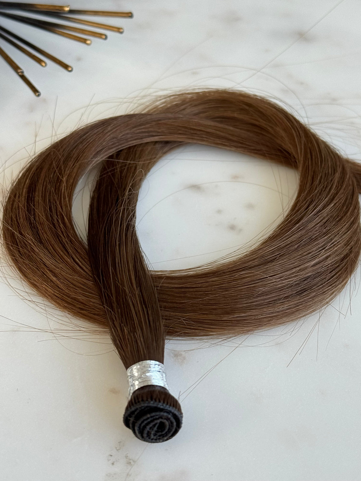 Megan 20-inch hand-tied weft shown in a centered full-product view