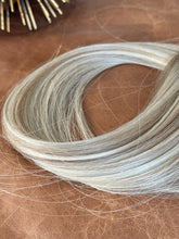 Load image into Gallery viewer, Cool dirty blonde color and texture detail of Sammy 18-inch K-tip hair extensions