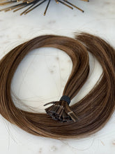 Load image into Gallery viewer, Sasha K-tip 18-inch hair extensions, product detail view